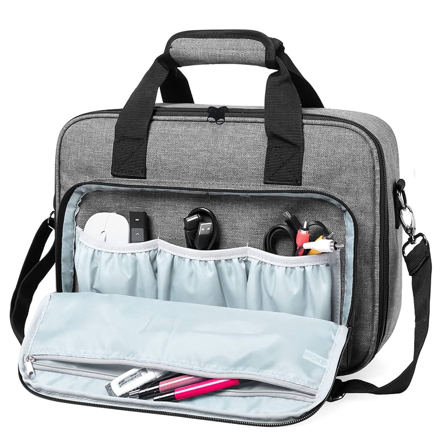 HYTROVE Oxford Cloth Projector Case With Zipper Portable Shockproof