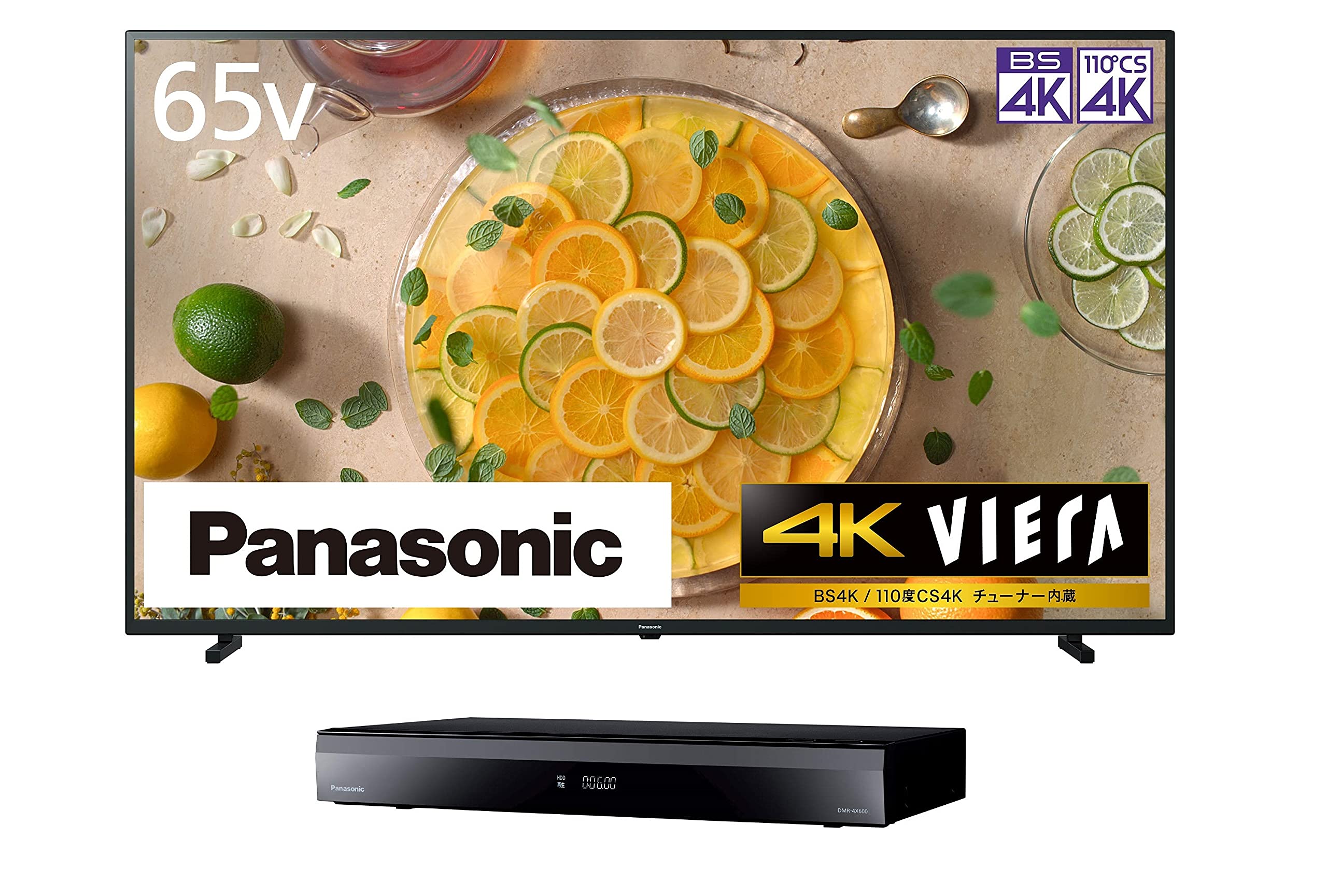 Amazon | 【セット販売】 パナソニック 65V型 4K液晶 テレビ VIERA TH 