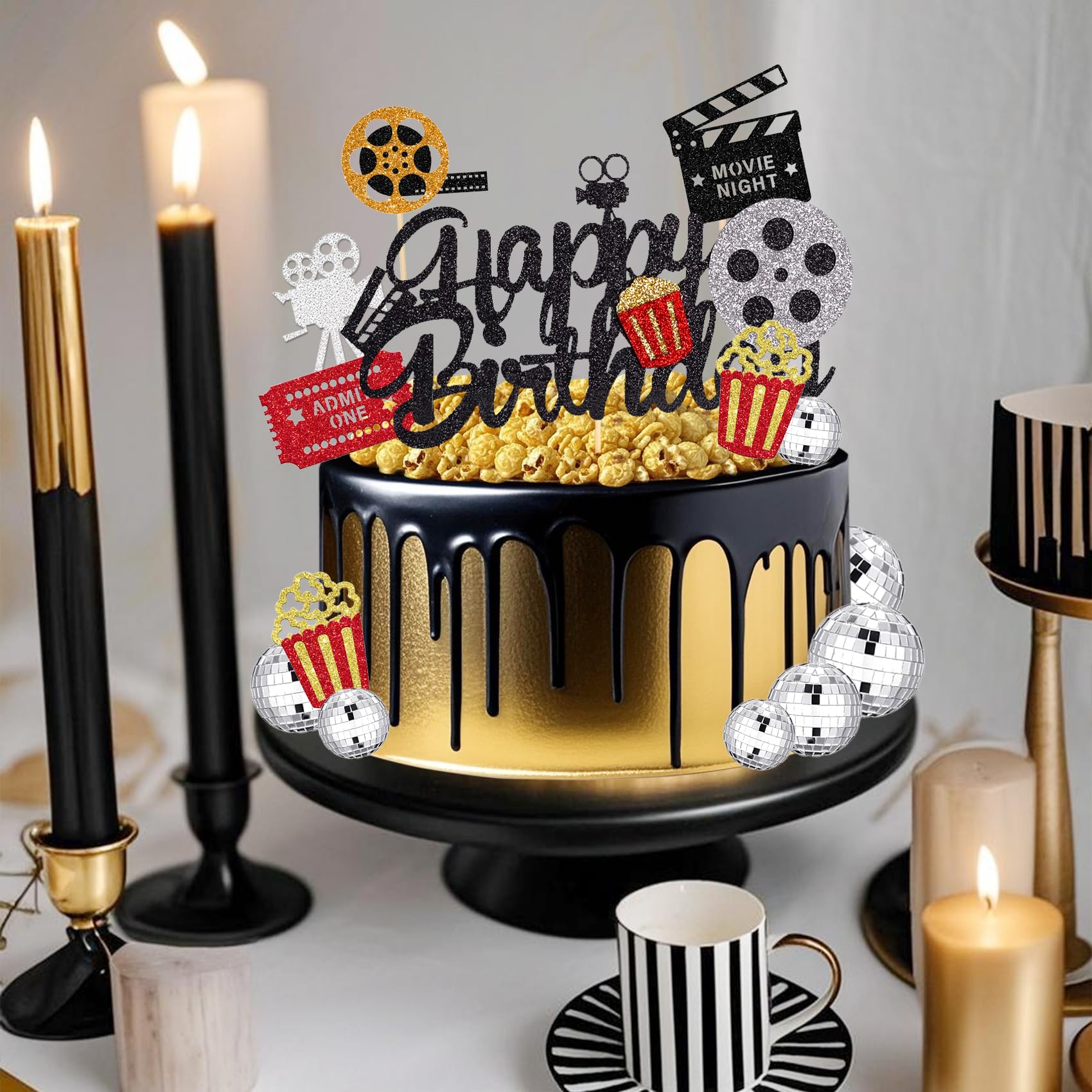 Movie Cake Topper Knana Movie Theme Cake Topper Set - 17Pcs Party ...