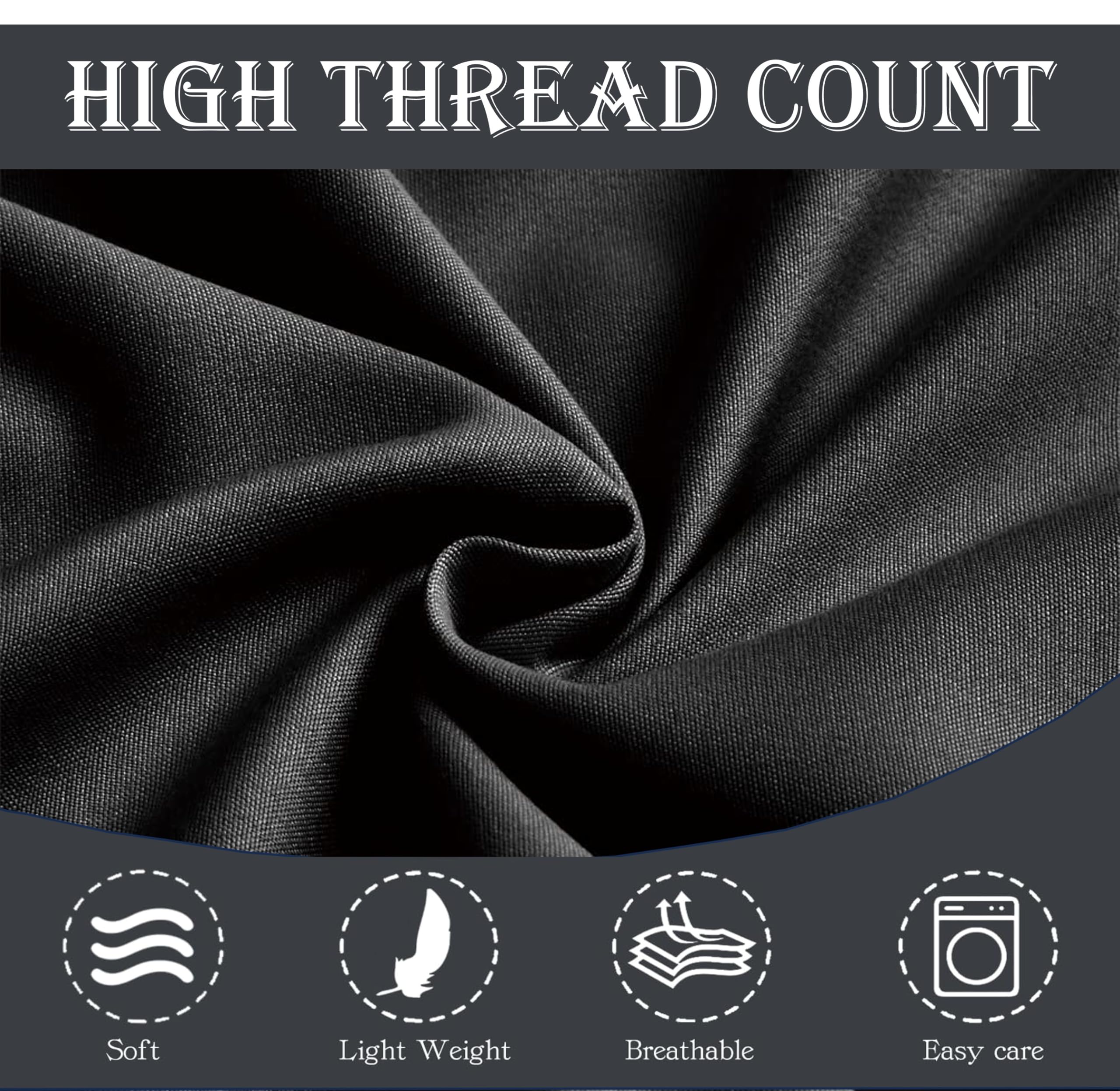 Filymore Solid Dark Grey bedsheet 240 Tc Microfiber Solid Single Color Bedsheet/bedcover for Singlesize Bed with 1 Pillow Cover (Size :90X60 inchs, Single, Dark Gray) 1