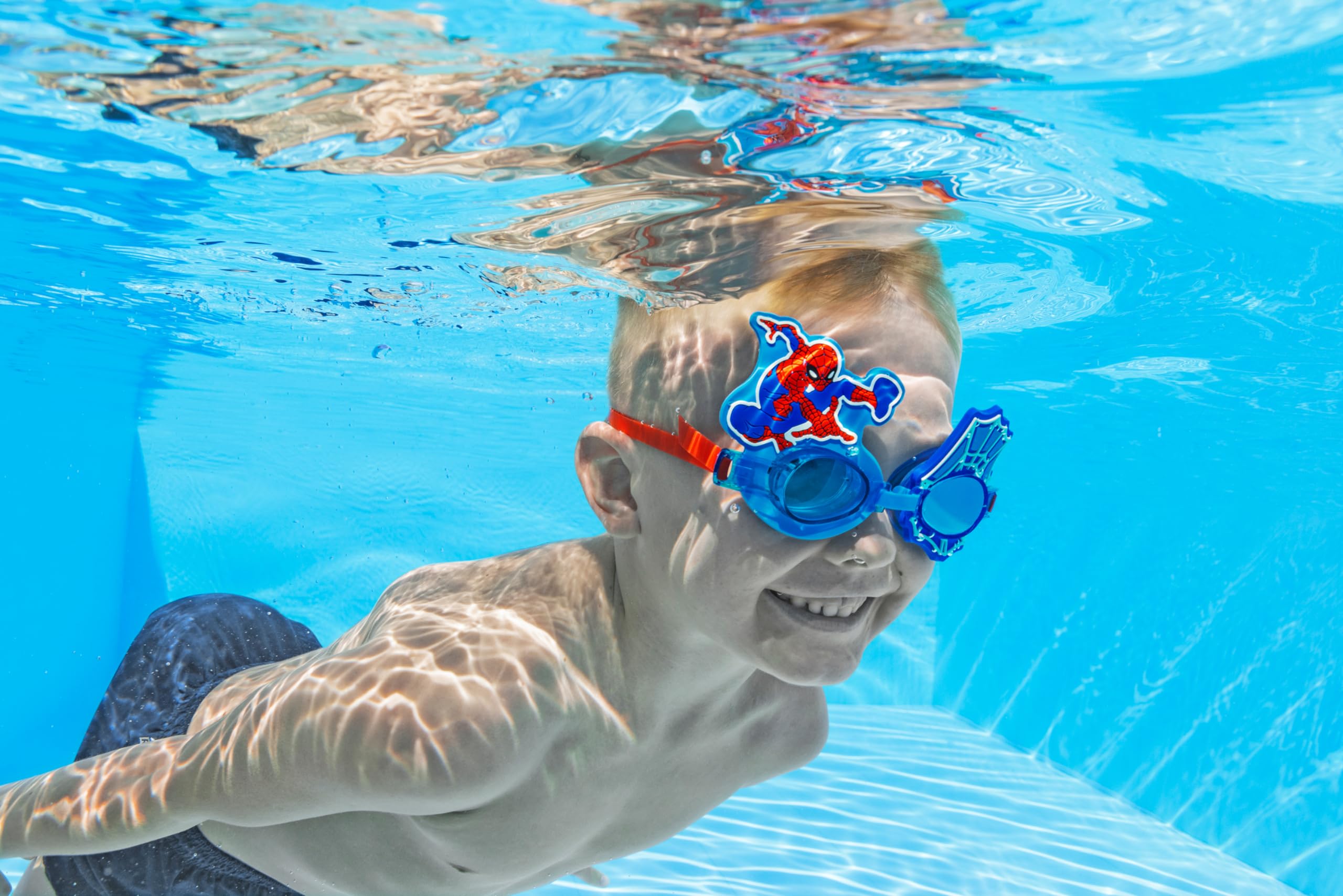 Bestway 98022 Occhialini da nuoto Marvel® Spider-Man™, anni 3+