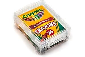 Crayola Crayons and Case Packaged for Convenience
