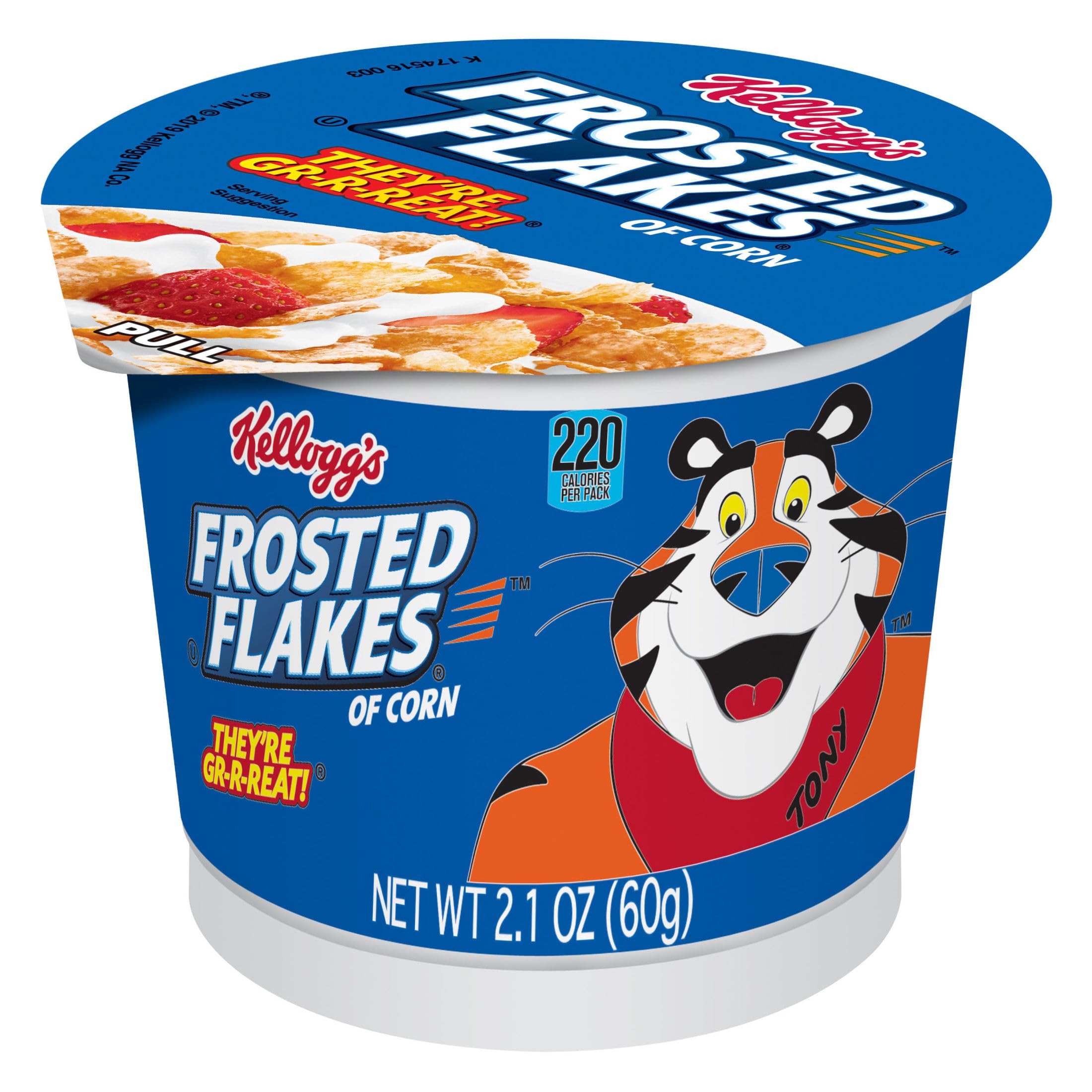 Frosted Flakes Original / 2.1 Ounce (Pack of 60) / 60 Breakfast Foods