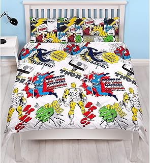 superhero double bed sheets