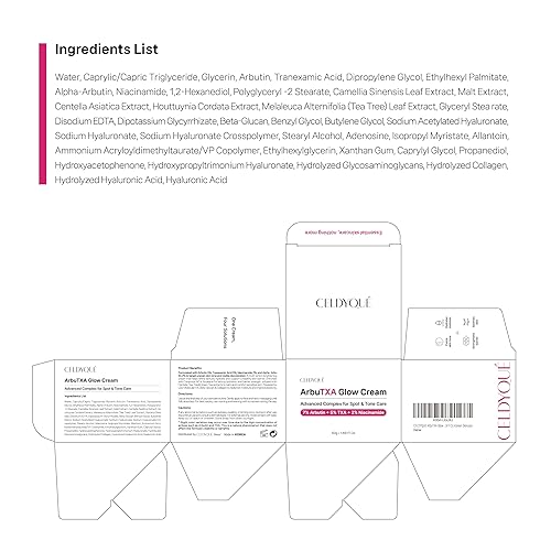 Miniatura 6 de Arbutin 7% + ácido tranexámico 5% + niacinamida 2% crema facial intensiva para el cuidado del tono, manchas oscuras, pecas, manchas, pigmentación,