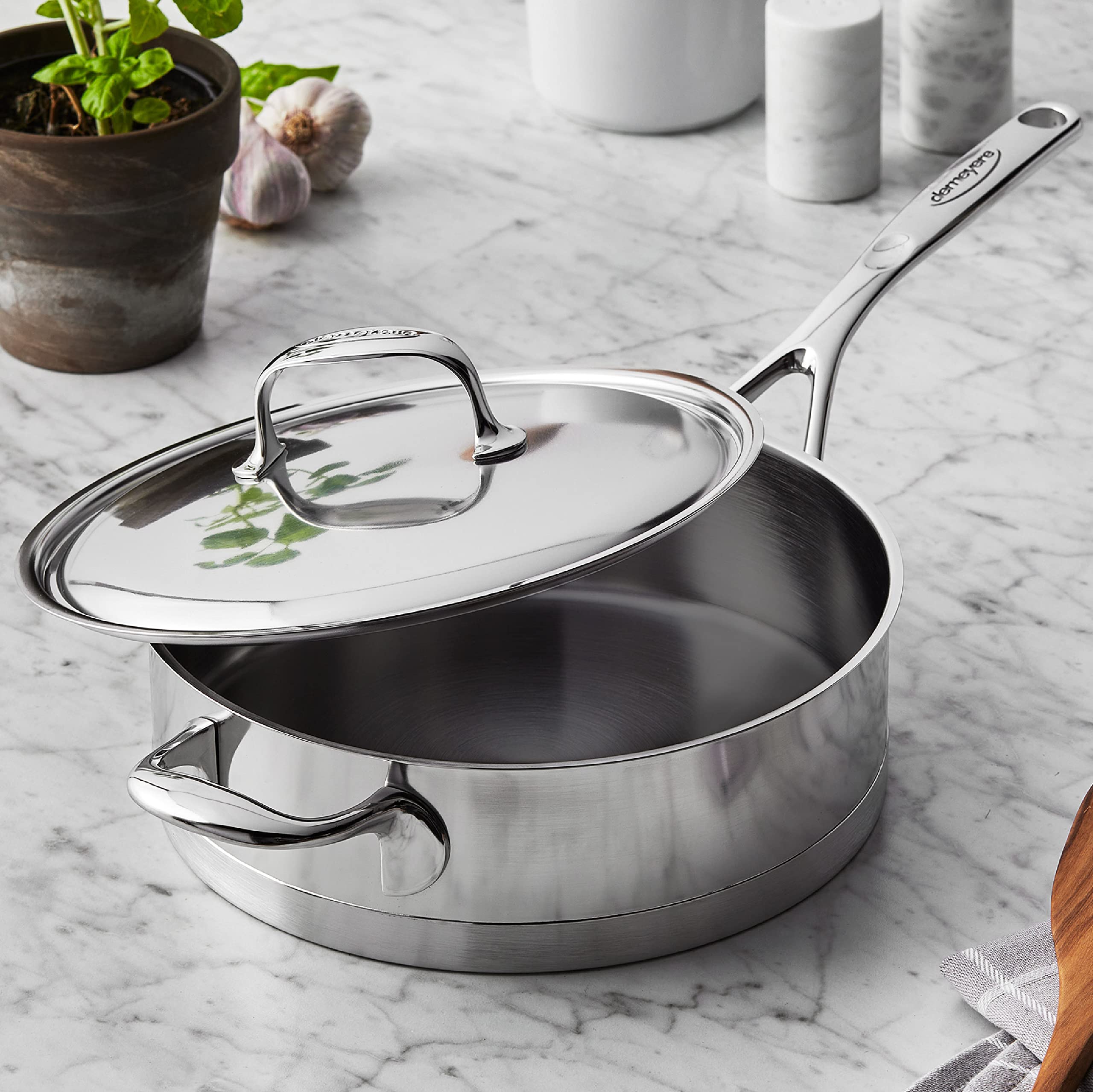 調理器具 Demeyere 28cm 18/10 Stainless Stew pot Demeyere Atlantis 9-pc Stainless Steel Cookware Set : Amazon.co.za