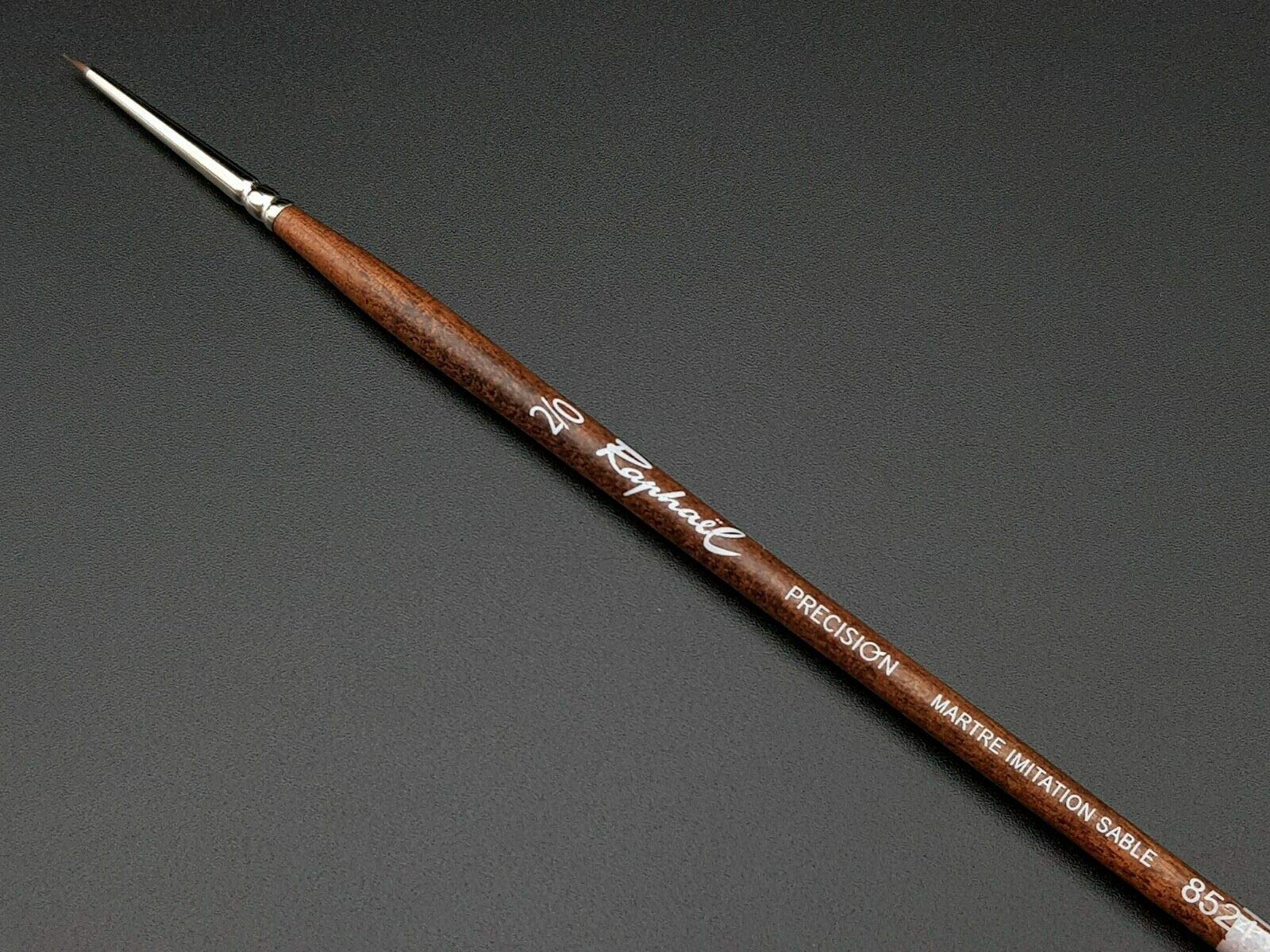 Sennelier Raphael Precision Watercolour Retouching Brush No.2/0 |Ideal for Watercolor Paper, Mixed Media Pads, or Boards with Watercolors, Gouache, Inks, and Watercolor Pencils.