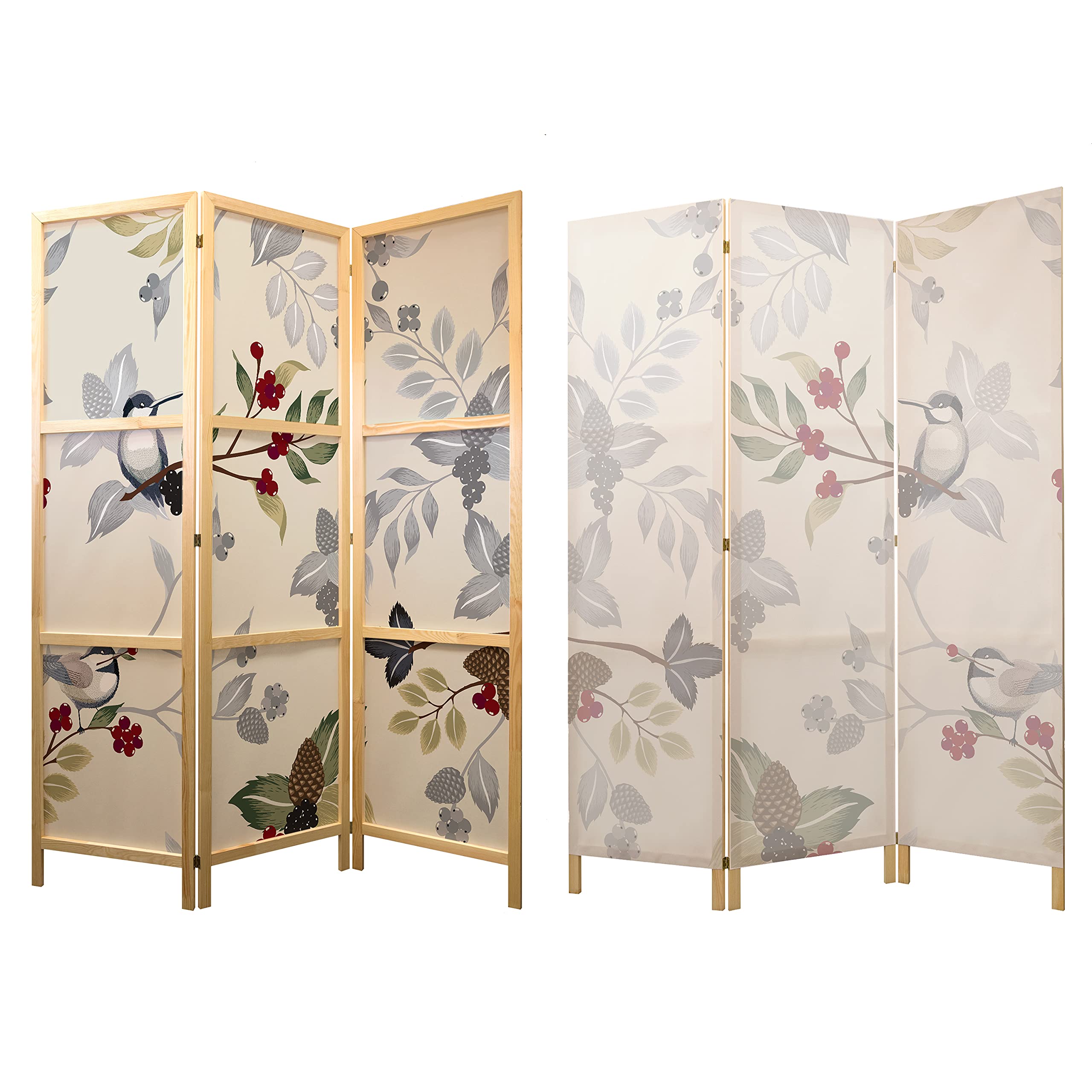 Amazon.com - artgeist Japanese Room Divider XXL Birds Forest