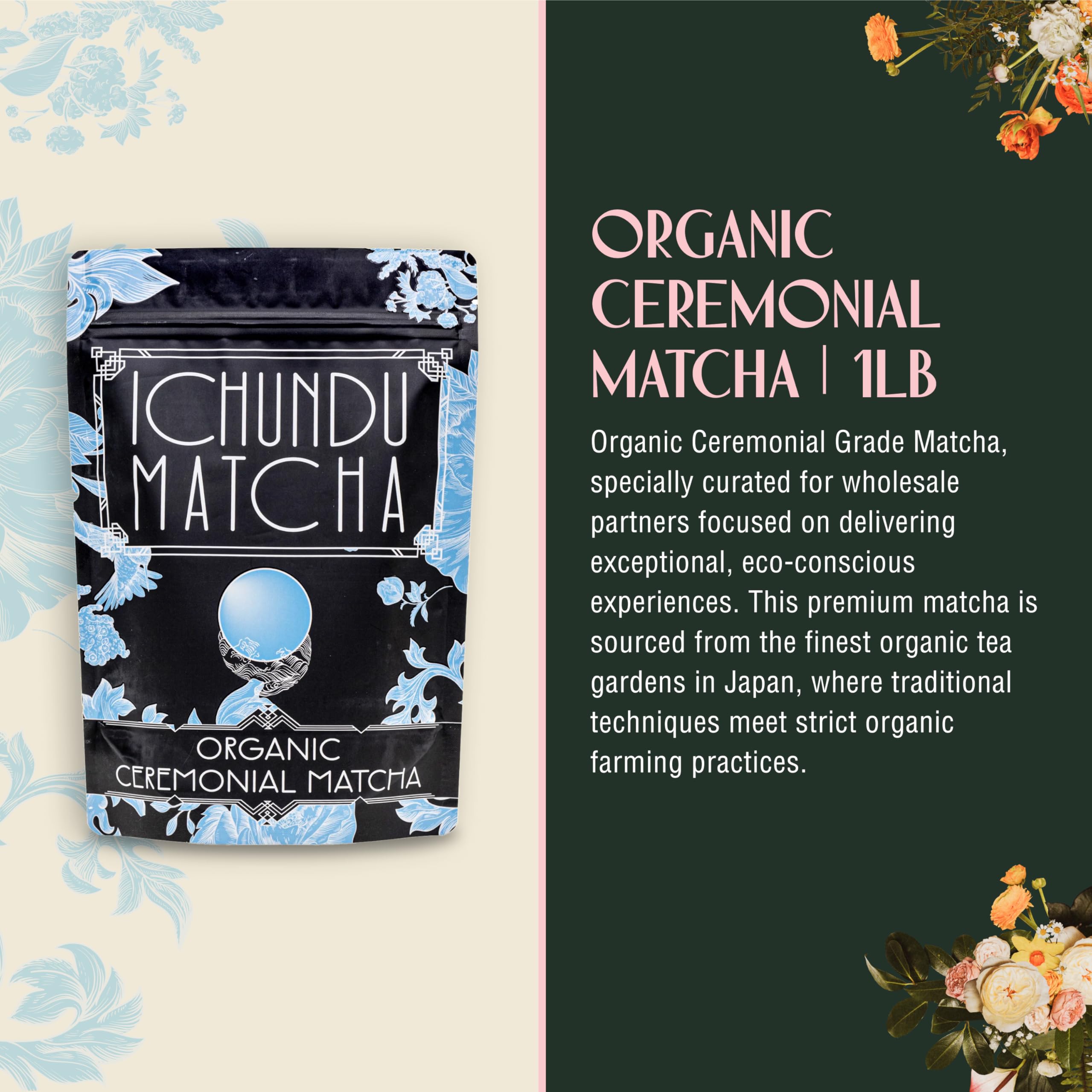 Ichundu - Organic Ceremonial Grade Matcha Powder with Rich Flavor Ideal for Wholesale Clients Sourced with Care 16 — view 3