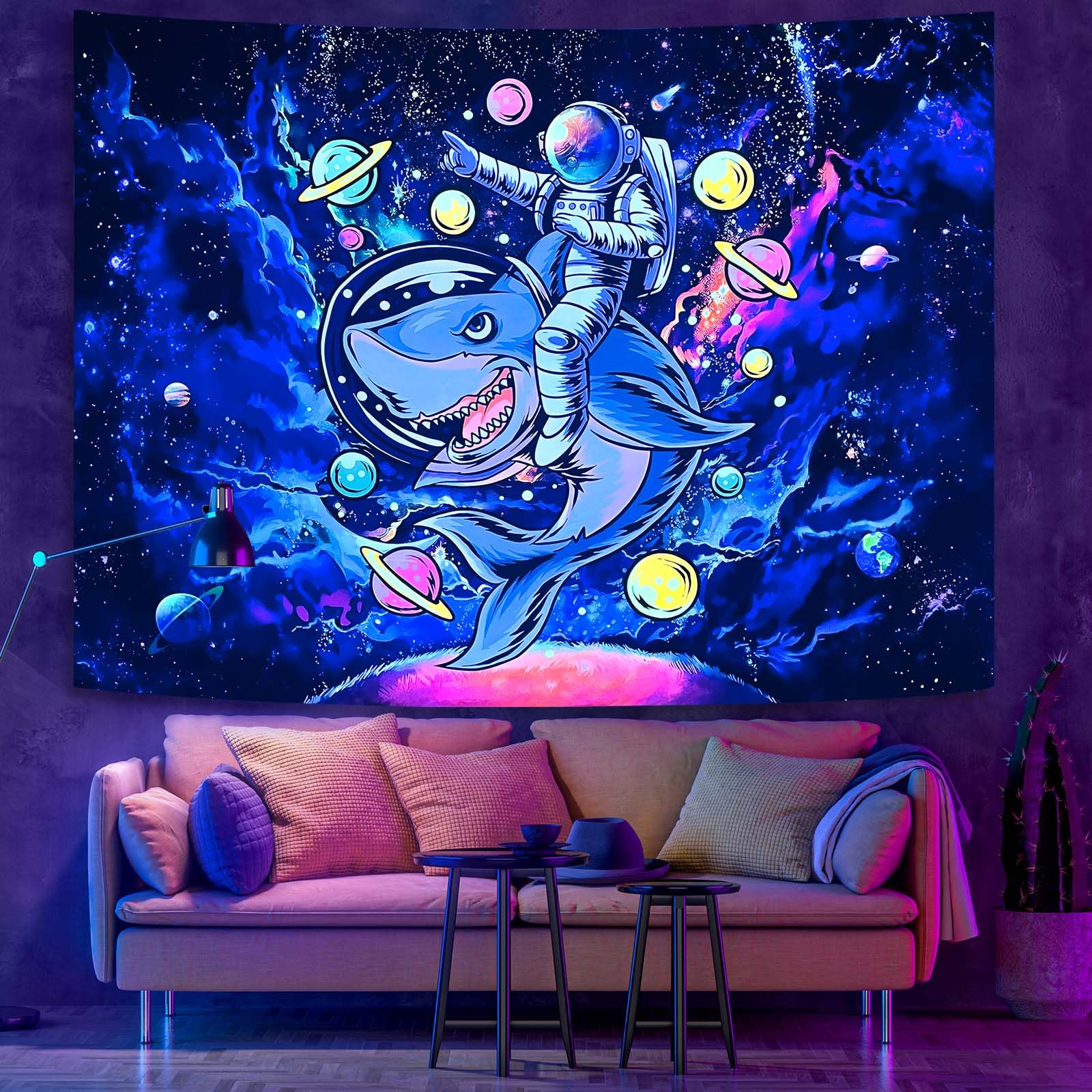 Alishotll Tapisserie Urale Japonaise - Otif : Vagues, Coucher De Soleil, Océan - 130 X 150 C