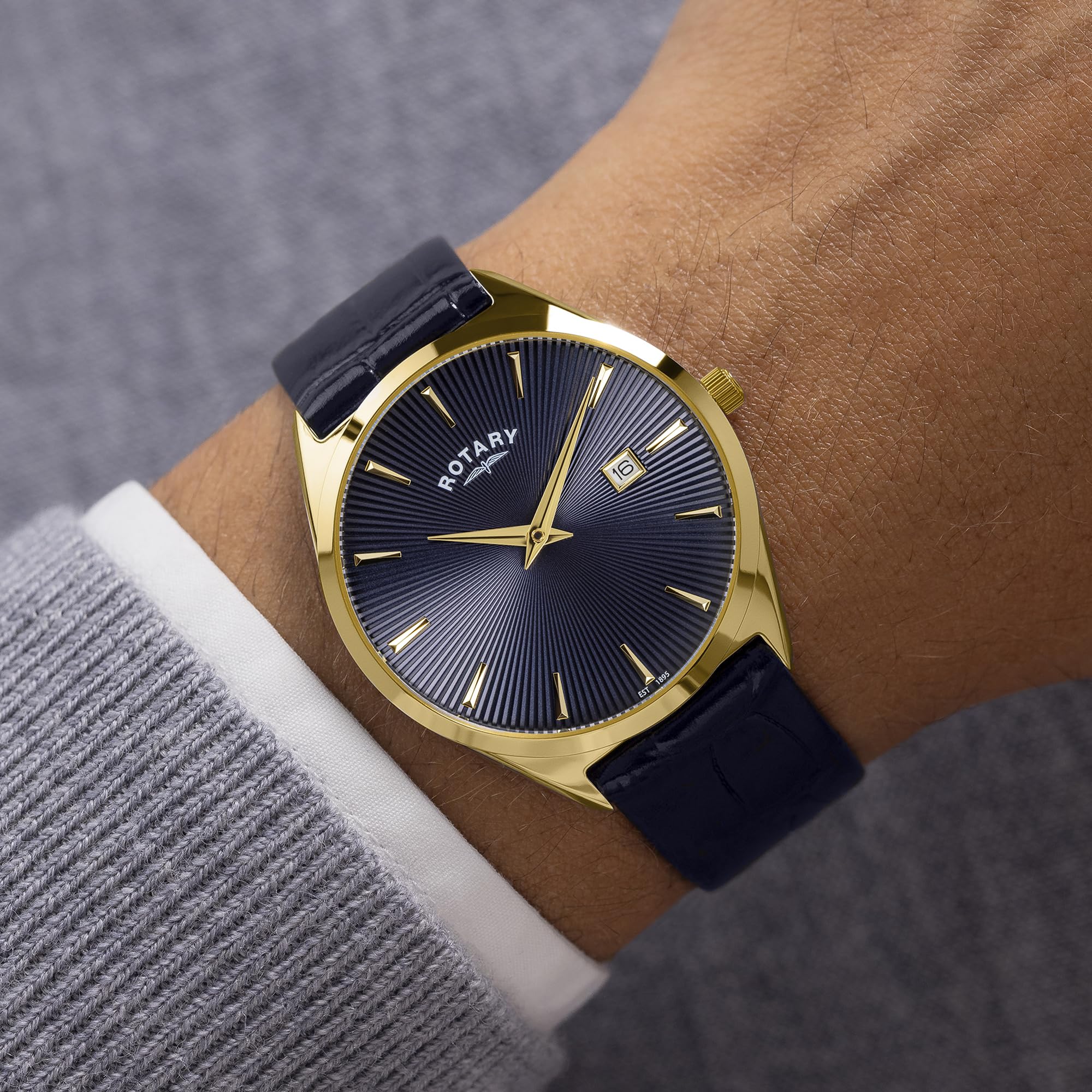 Rotary Orologio da uomo ultra sottile