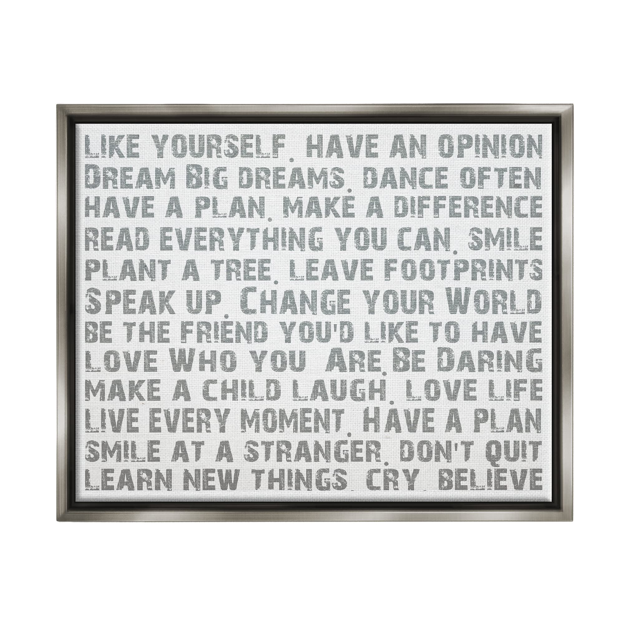 Stupell IndustriesStupell Industries Like Yourself Inspirational Typography Wall Art, Design by Andrea James