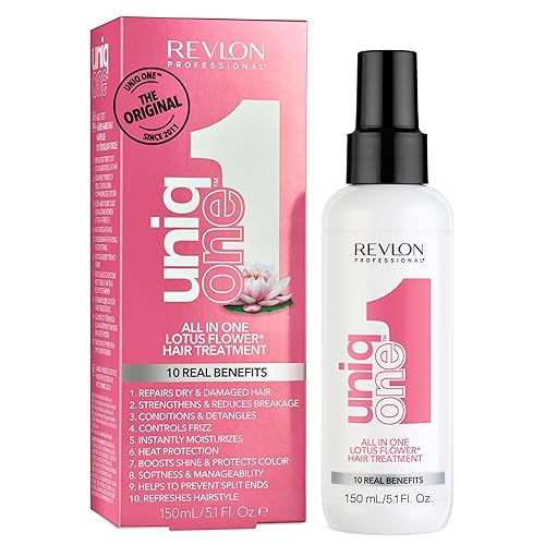 UniqOne Revlon - Tratamiento capilar profesional, producto hidratante sin enjuague, reparación para cabello seco y dañado, promueve un cabello