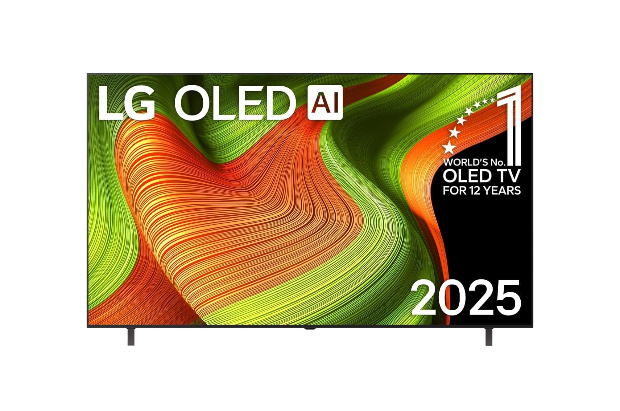 LG OLED77B59LA TV 77 Zoll (195 cm) 4K OLED AI TV (α8 Gen2 4K AI Prozessor, webOS 25, 120Hz) [Modelljahr 2025]
