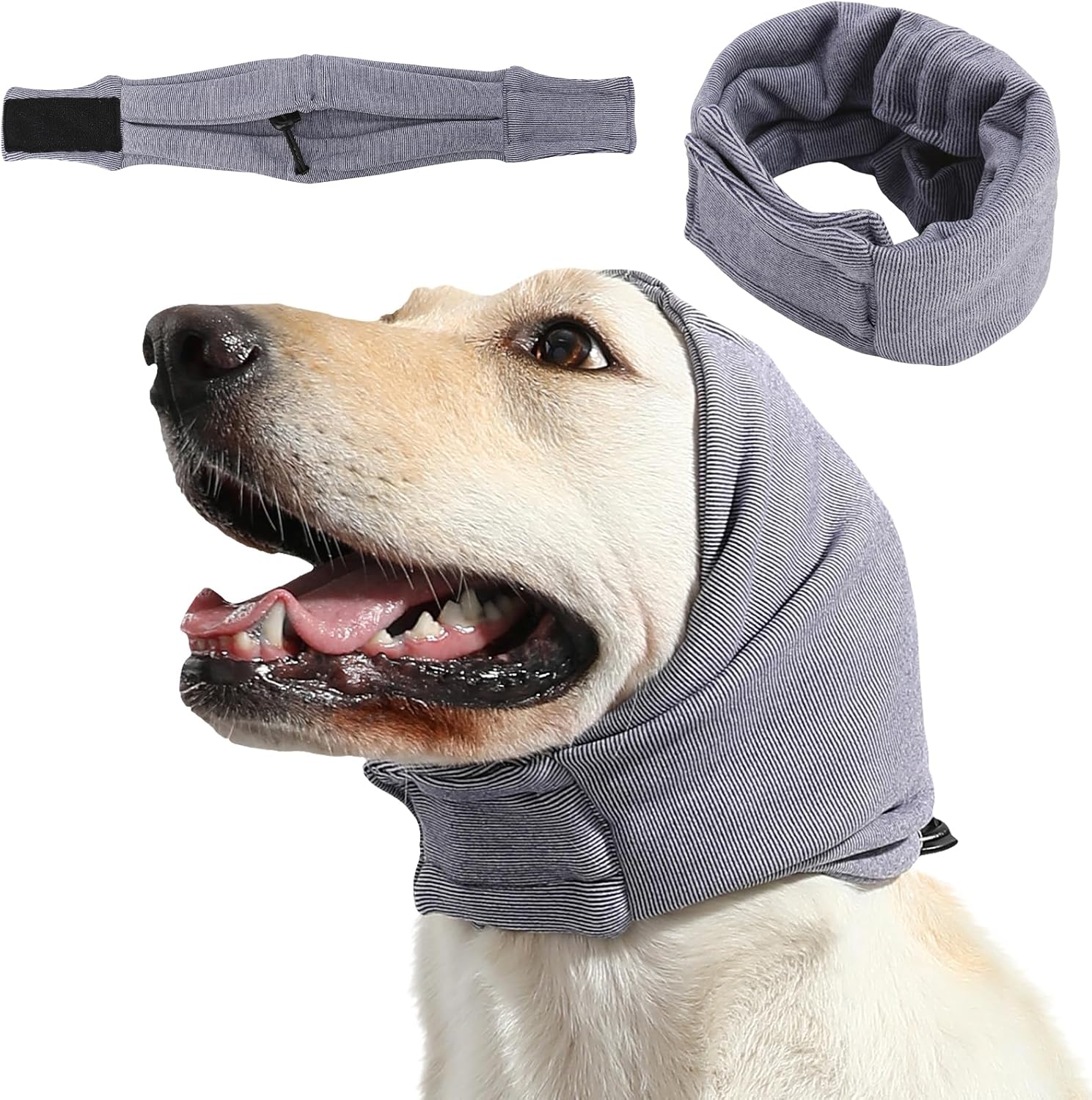 Canine Decreasing Noise Hoodies – Canine Ear Covers for Bathtub, Thunderstorms & Anxiousness Aid – Heat, Windproof Ear Cowl Hat
