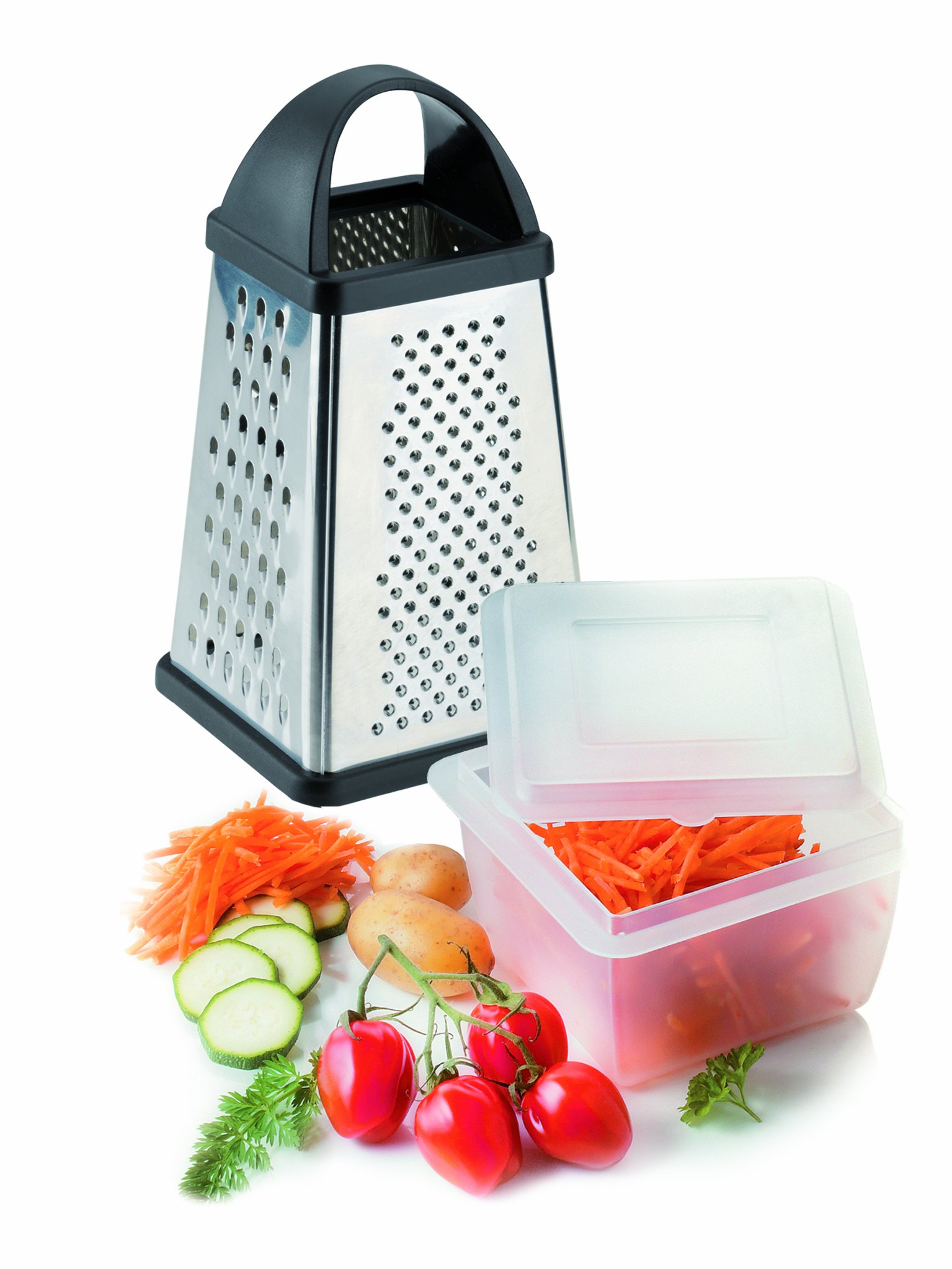 Westmark Stainless Steel Cheese Grater With Storage Container by SCI Scandicrafts