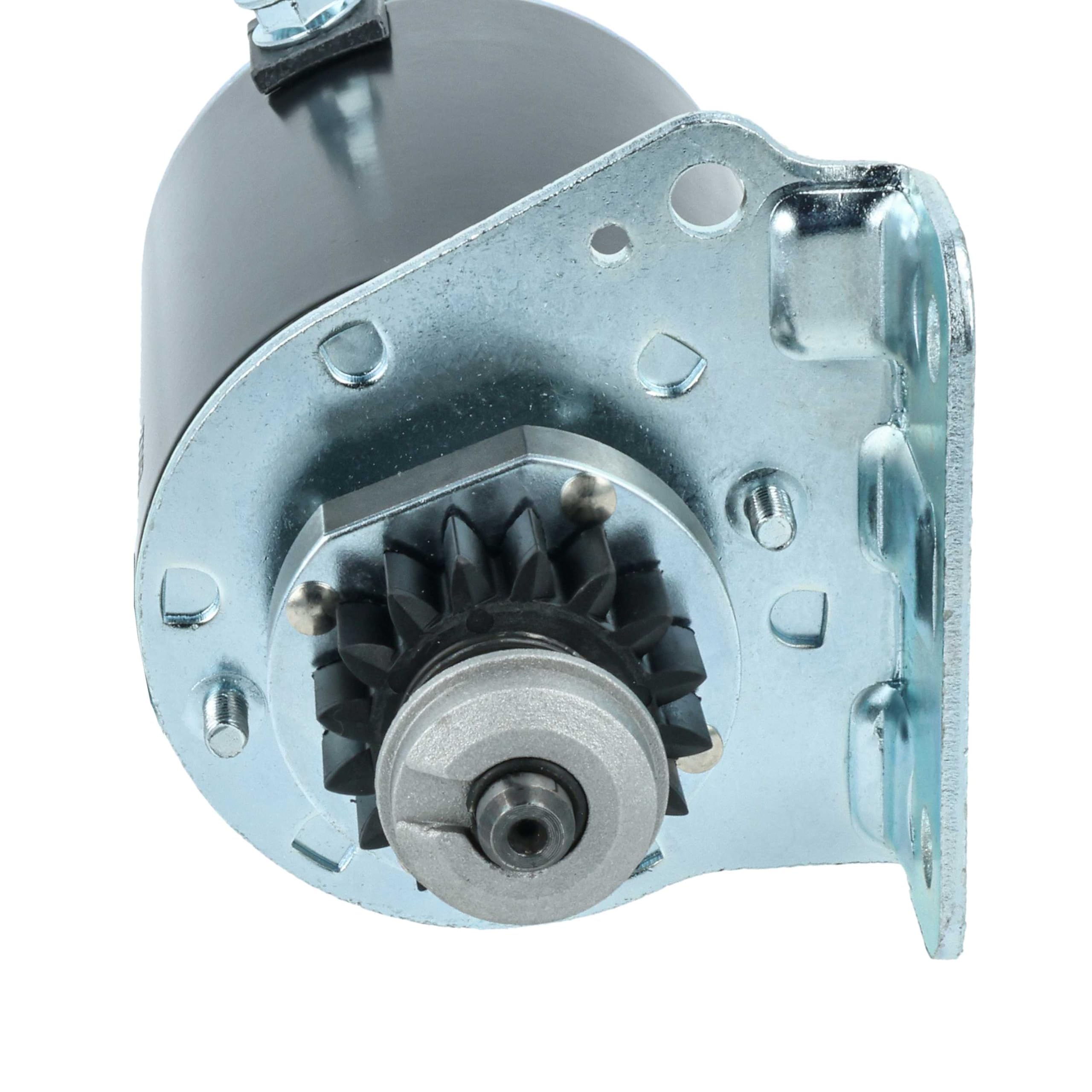 vhbw Motorino di avviamento sostituisce BRIGGS & STRATTON 394943, 490420, 399169 per motore - avviatore con 16 denti, pignone in plastica, 12 V
