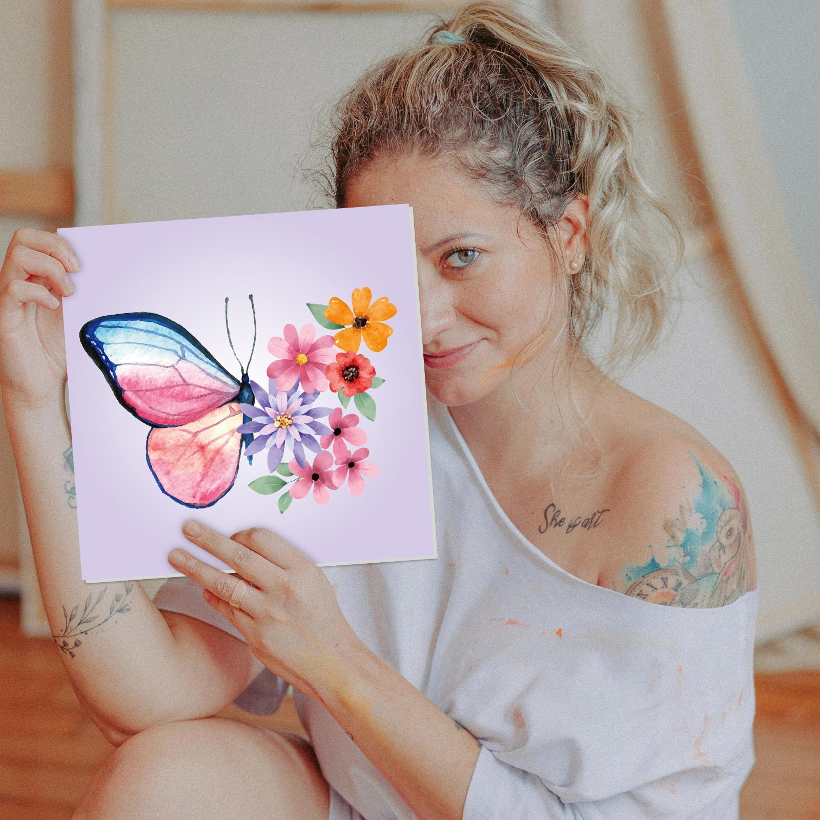 Pre-drawn Canvas, Pre-sketched Outlined, Sip And Paint, Paint Kit, Canvas Painting, DIY Paint Party, Heels & Crown - View #2