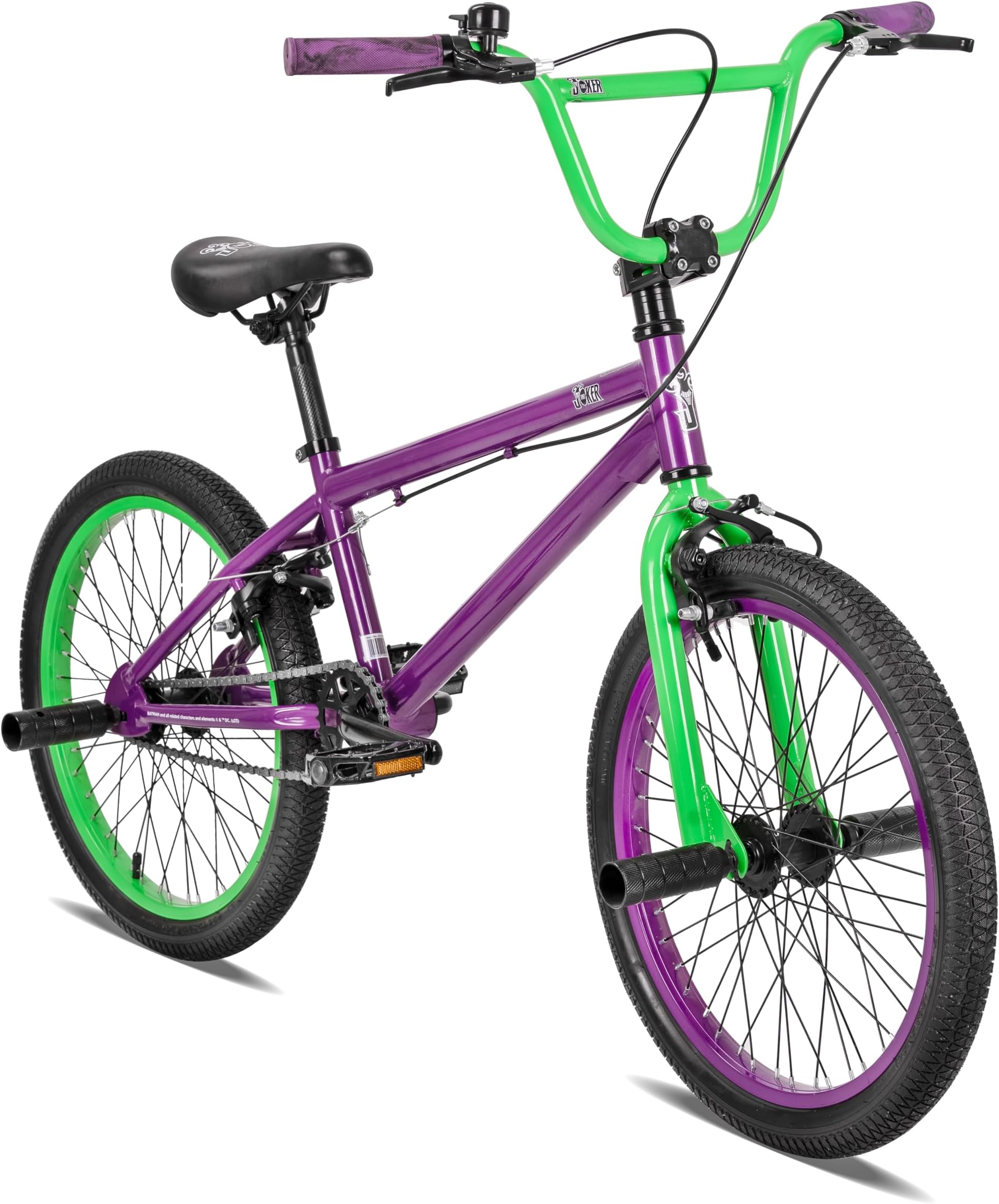 Spartan 20" BMX Bike for Kids & Teens | Steel Freestyle Frame, Single Speed Drivetrain, Front Caliper & Rear Band Brakes, Adjustable Seat & Handlebar | Freestyle BMX Bicycle