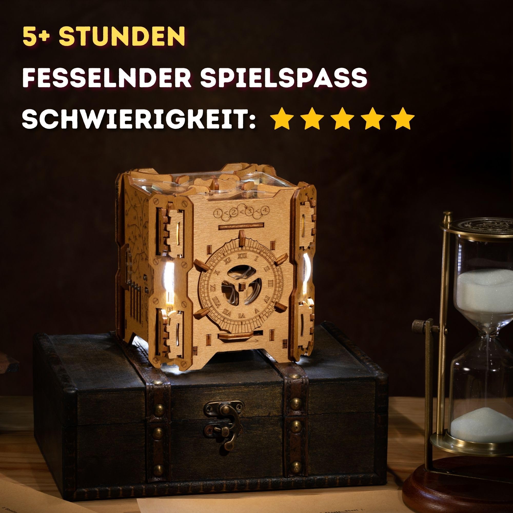 PUZZLE POTATO Tesla Puzzle Box - Escape Room Spiel mit Elektronischen Rätseln - Puzzlebox - Knobelspiel für Erwachsene - Brainteaser Geschenkbox