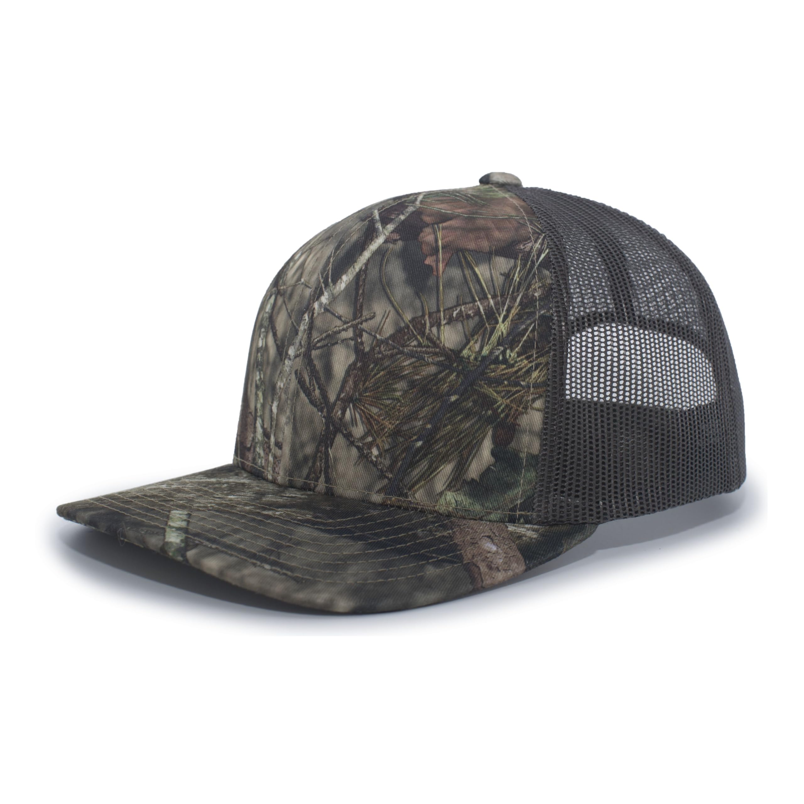 Pacific Headwear Camo Snapback Trucker Cap