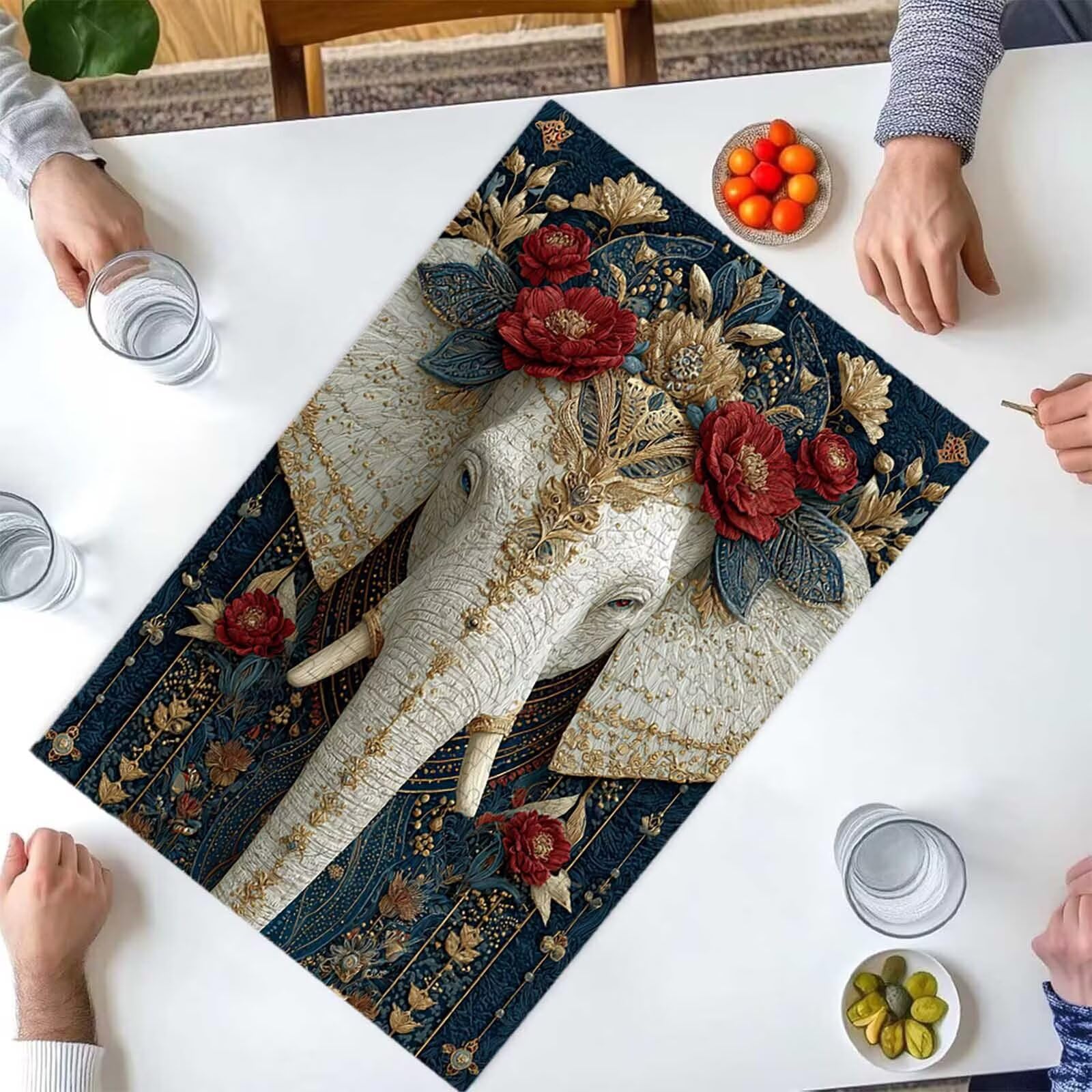 Puzzle dla dorosłych 5000 sztuk dla lamparta kwiatowego | Gra rodzinna i zajęcia grupowe dla nastolatków i prezent urodzinowy dla dzieci w wieku 14 lat | Dekoracja domu i pomysł na prezent156 x 105 cm