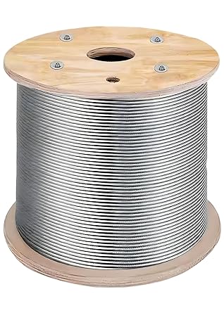 7 x 19 Galvanized Aircraft Cable Wire Rope 1/8