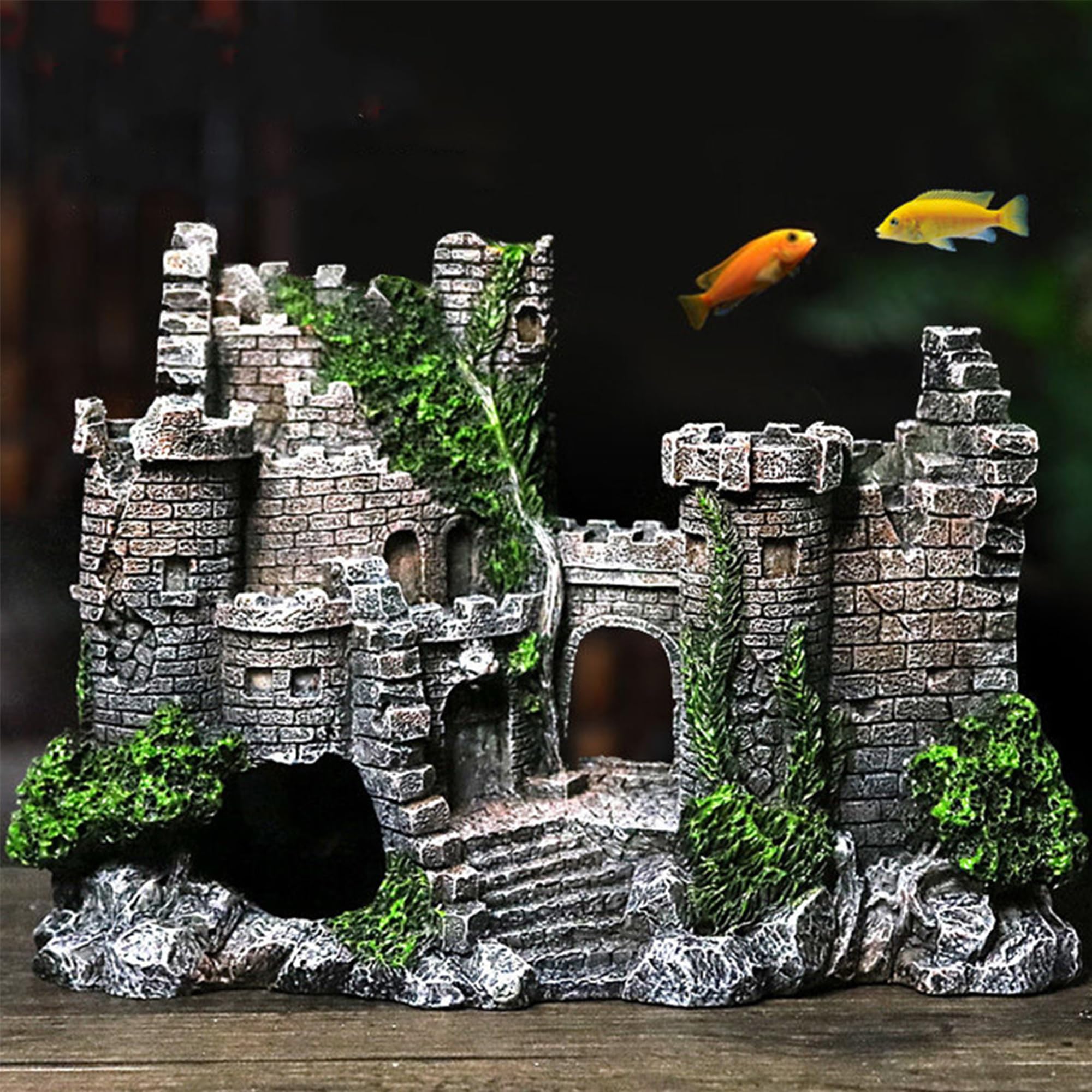 Decorazioni Acquario, Simulazioni in Resina, Ornamento Artificiale, Paesaggio Grotta, Decoro e Accessori per Esterni