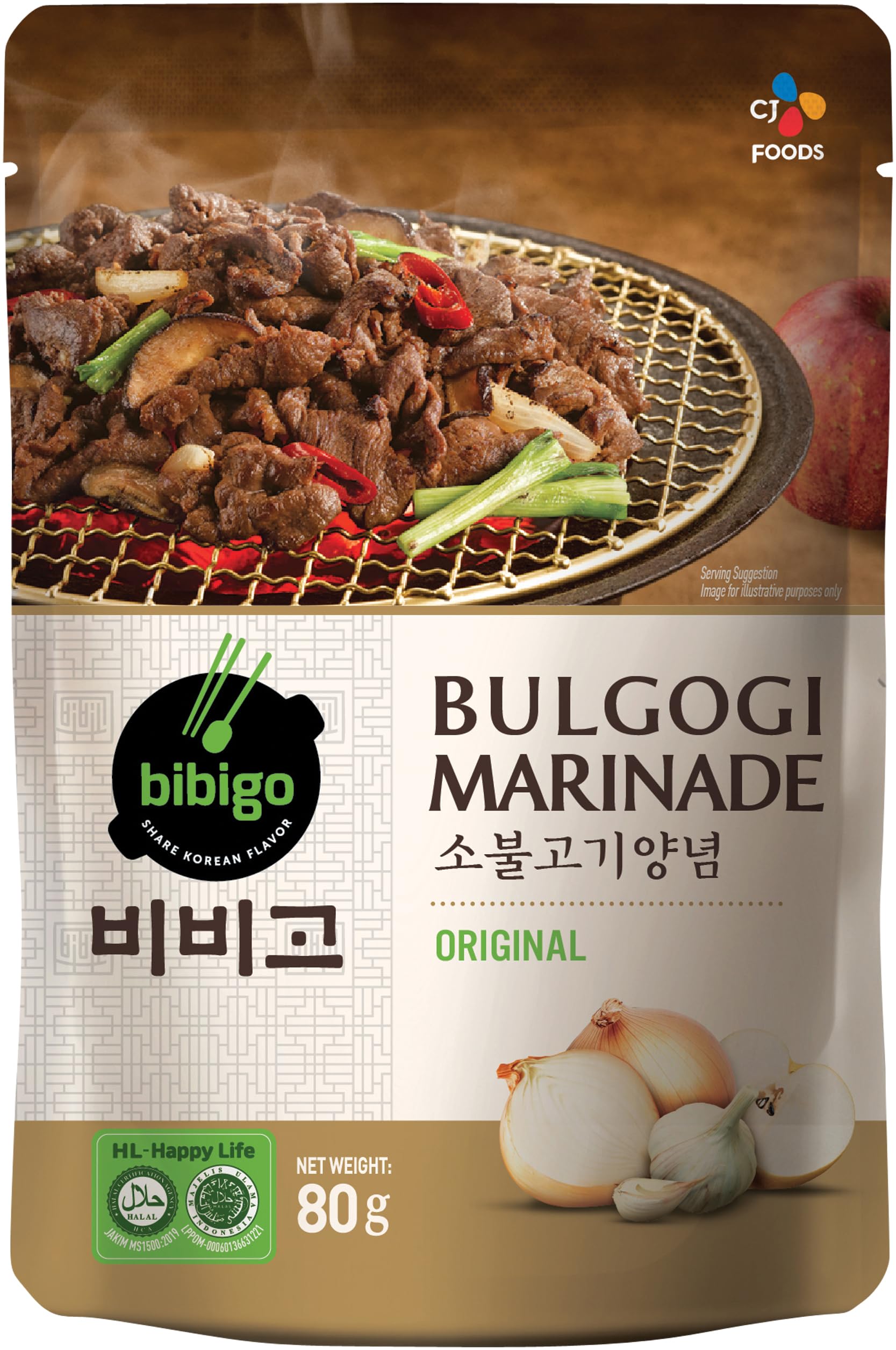 Bibigo Bulgogi Marinade Sauce, Original - 1 x 80 g