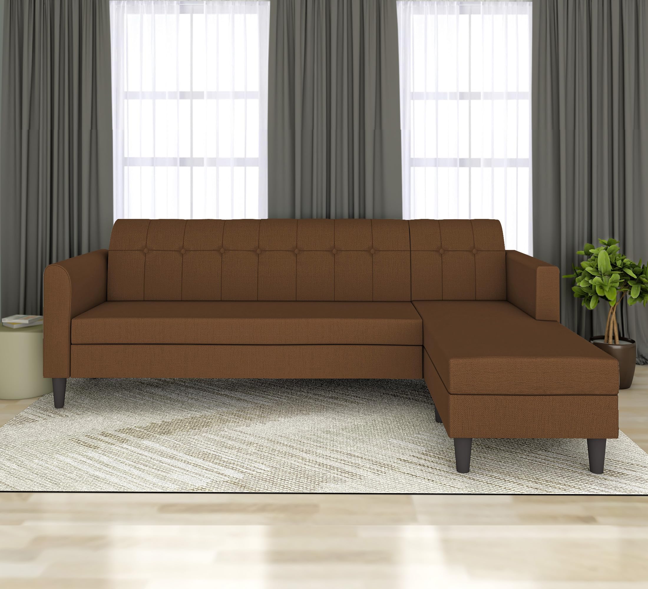 See full amazon price history chart for Sofa Architect Rio Elegant L Shape 6 Seater Sofa Set (RHS) (Brown) Sofa Architect Rio Elegant L Shape 6 Seater Sofa Set (RHS) (Brown) (B0CWPC1N4T) Amazon Price History, Amazon Price Tracker