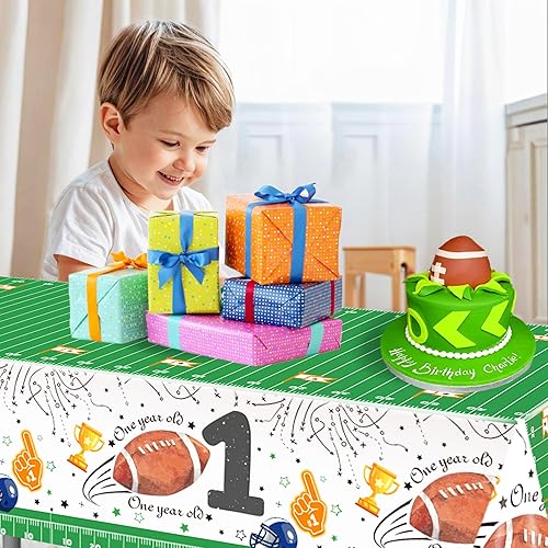 Miniatura 40 de CC HOME 1 pieza de mantel de plástico para fiesta de los 90 de 54 x 87 pulgadas de largo, mantel vintage retro de los 90 de hip hop, tema de 1990