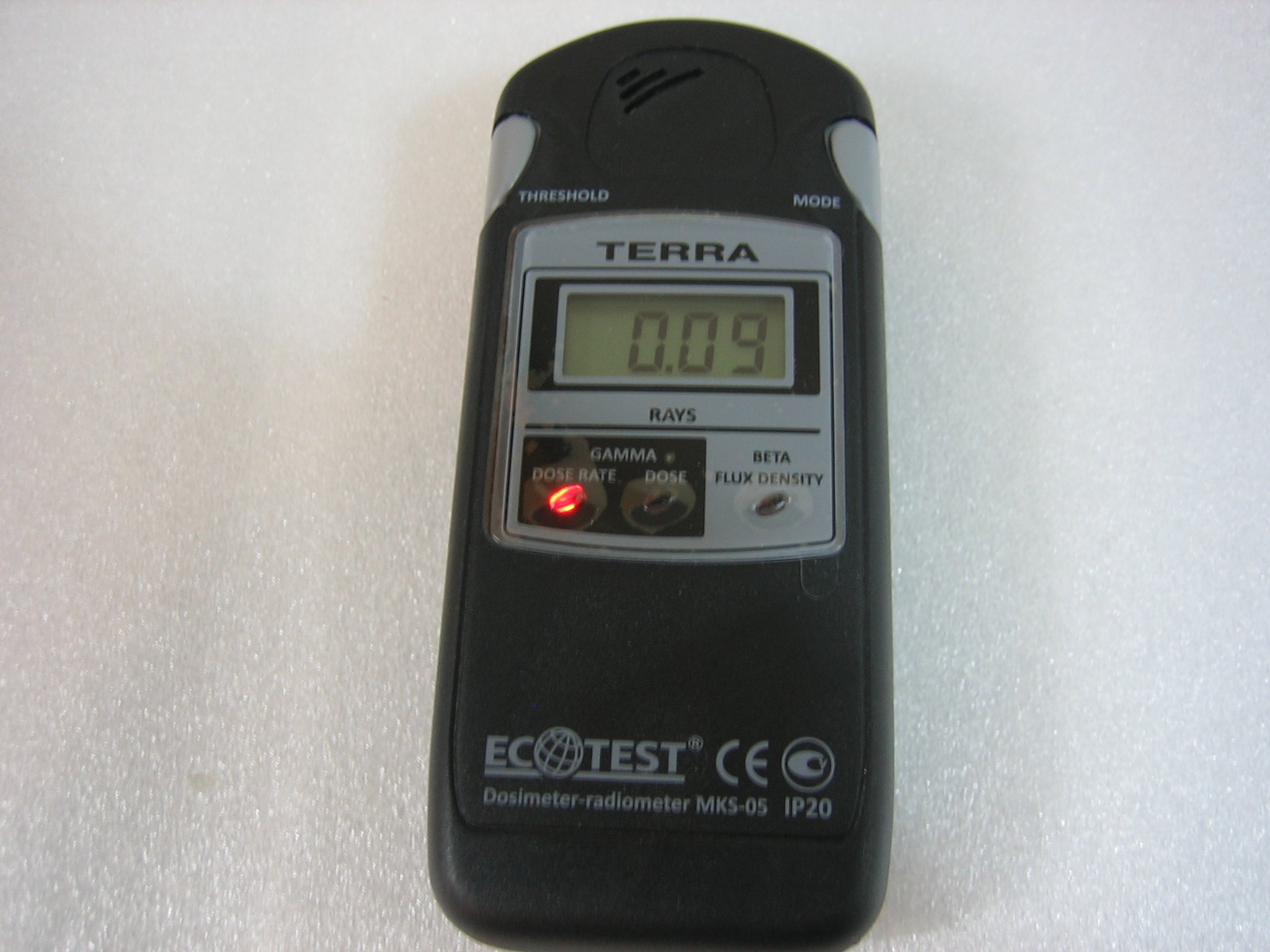 放射線測定器 ECOTEST TERRA-P MKS-05 (日本語完全取説付)ガイガー 