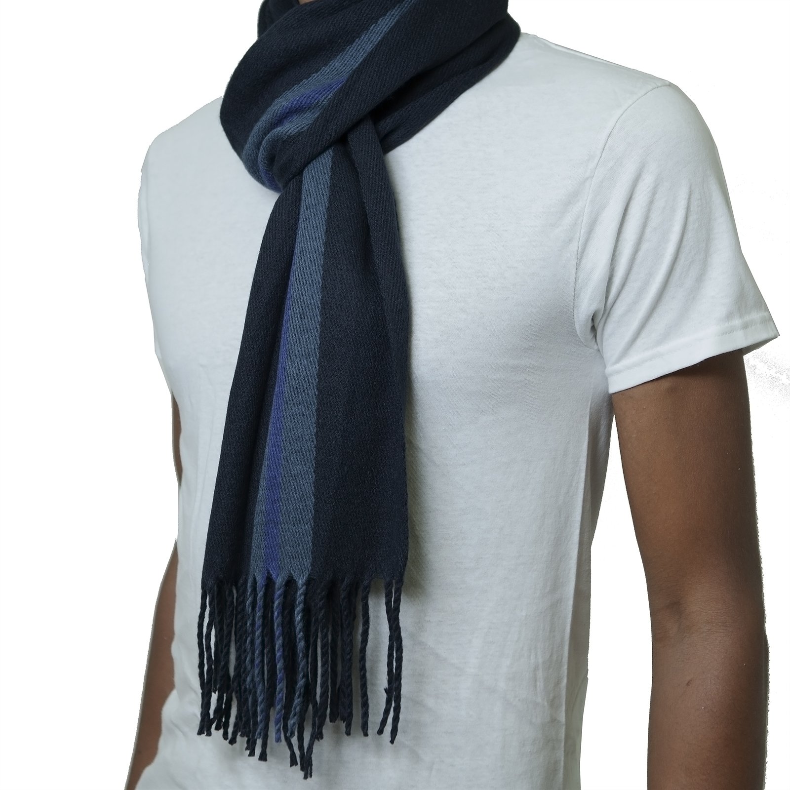 alpine swiss Sciarpa scozzese da uomo Sciarpe invernali morbide unisex