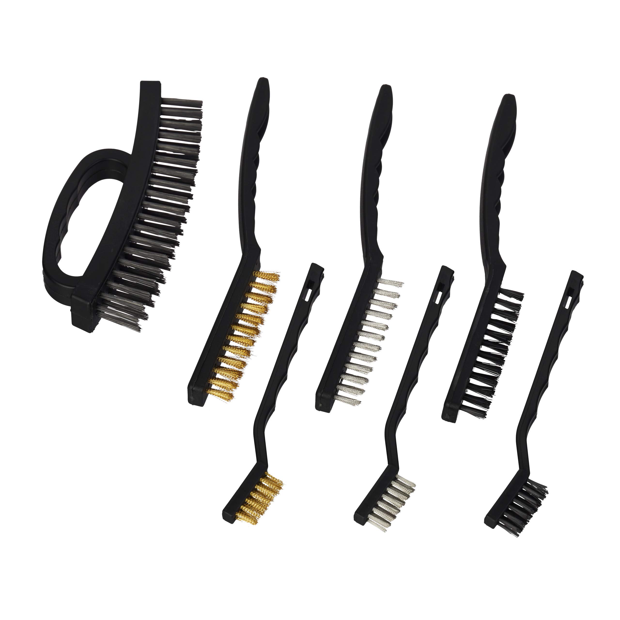 Brosse en fil de fer pour entretien jardin et nettoyage barbecue