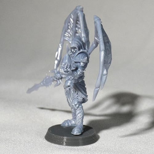 Miniatura 2 de Aasimar - 128 - RPG - Calabozos y Dragones - DND - Pathfinder - Señor del Anillo - Figura miniatura (grissin pintar) (Mediana (0.984 in Base))