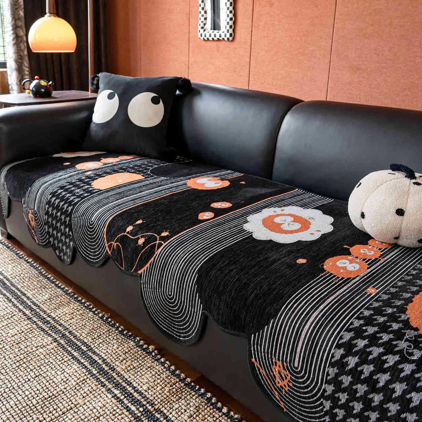 Couvercle de canapé imperméable antidérapant doux pour chien 90x300cm