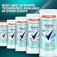 Vista 8 de Degree - Desodorante antitranspirante Shower Clean para mujer, protege contra el sudor y mal olor por 72 horas, tecnología activada por calor