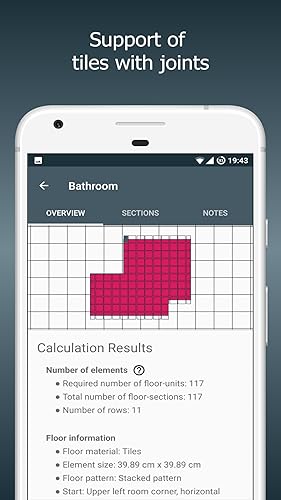 Calculadora de piso: Planeje pisos e revestimentos