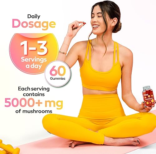 Miniatura 5 de Troop Daily Super 6 - Mezcla de hongos para inmunidad, vitalidad, estado de ánimo, equilibrio, salud intestinal, energía, suplemento restaurador con