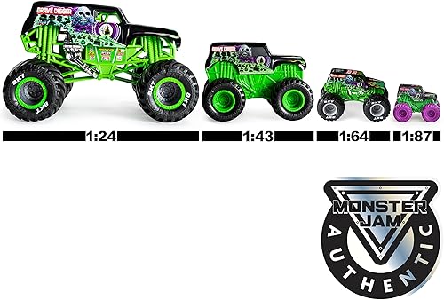 Miniatura 6 de Monster Jam, Camión monstruo oficial de Batman, vehículo fundido a presión de coleccionista, escala 124, juguetes para niños a partir de 3 años