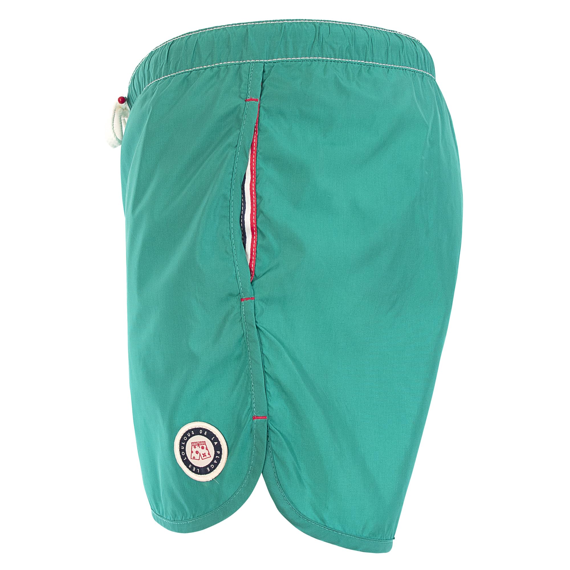Maillot Short de Bain Homme Court et Moulant Moréa Sport Bleu Turquoise, Gris, Vert, Aqua ou Corail