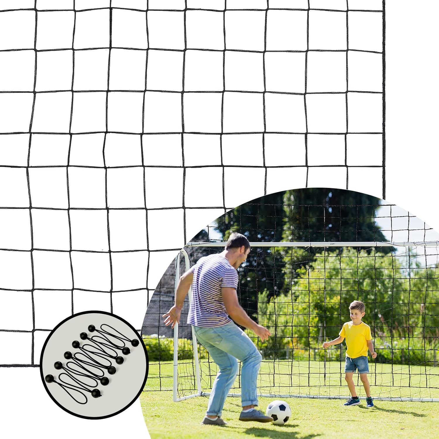 Fahnemt Soccer Backstop Net, Soccer Netting High Impact