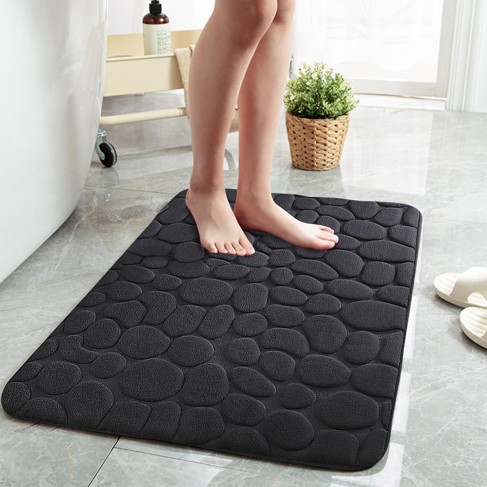 Tapis de bain antidérapant et super absorbant pour une sécurité totale