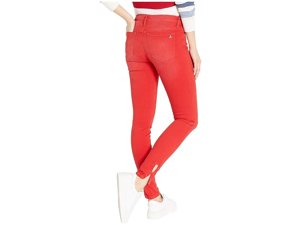 

Sam Edelman Kitten Mid-Rise Ankle Skinny in Lollipop (Lollipop) Women's Jeans, Red