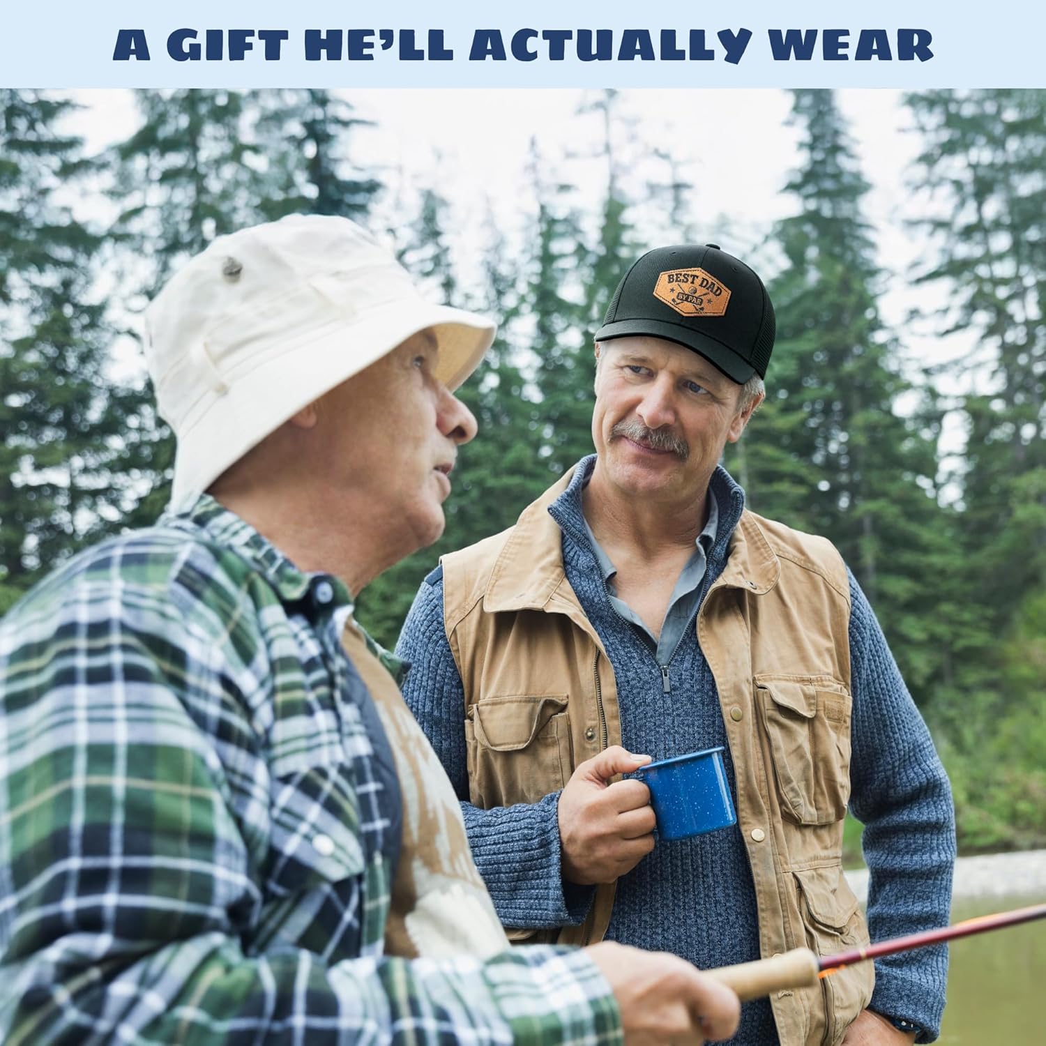 Pawzity Fathers Day Hat from Daughter, Son - Dad Golf Hats for Men - Fathers Day Birthday Gifts for Dad - Trucker Hat