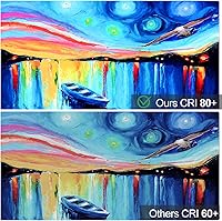 Vista 6 de ST19/ST58 LED Edison Bulbs, Warm White 2700K Vintage Light Bulbs, E26 6W Led Bulb Dimmable 600LM, Antique Decorative Filament LED Bulb for Bedroom