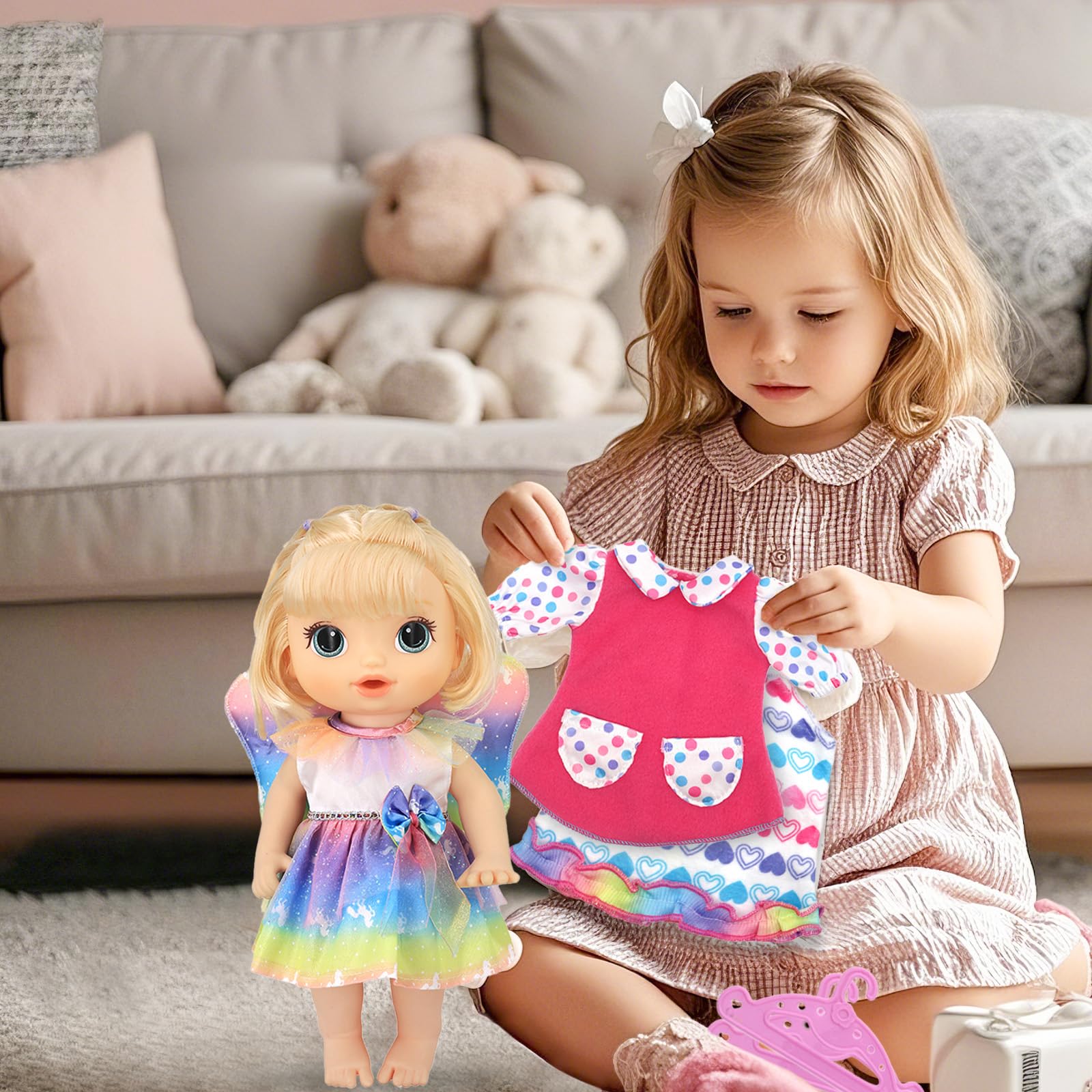 6 szt. ubranek dla lalek 30 cm