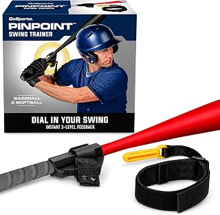GoSports Pinpoint Baseball & Softball Swing Trainer Batting Aid - Baseball Training Equipment for Intermediate and Advanced Players
