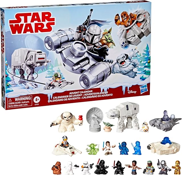 Star Wars Advent Calendar 24 Pieces Including Micro Figures & Vehicles