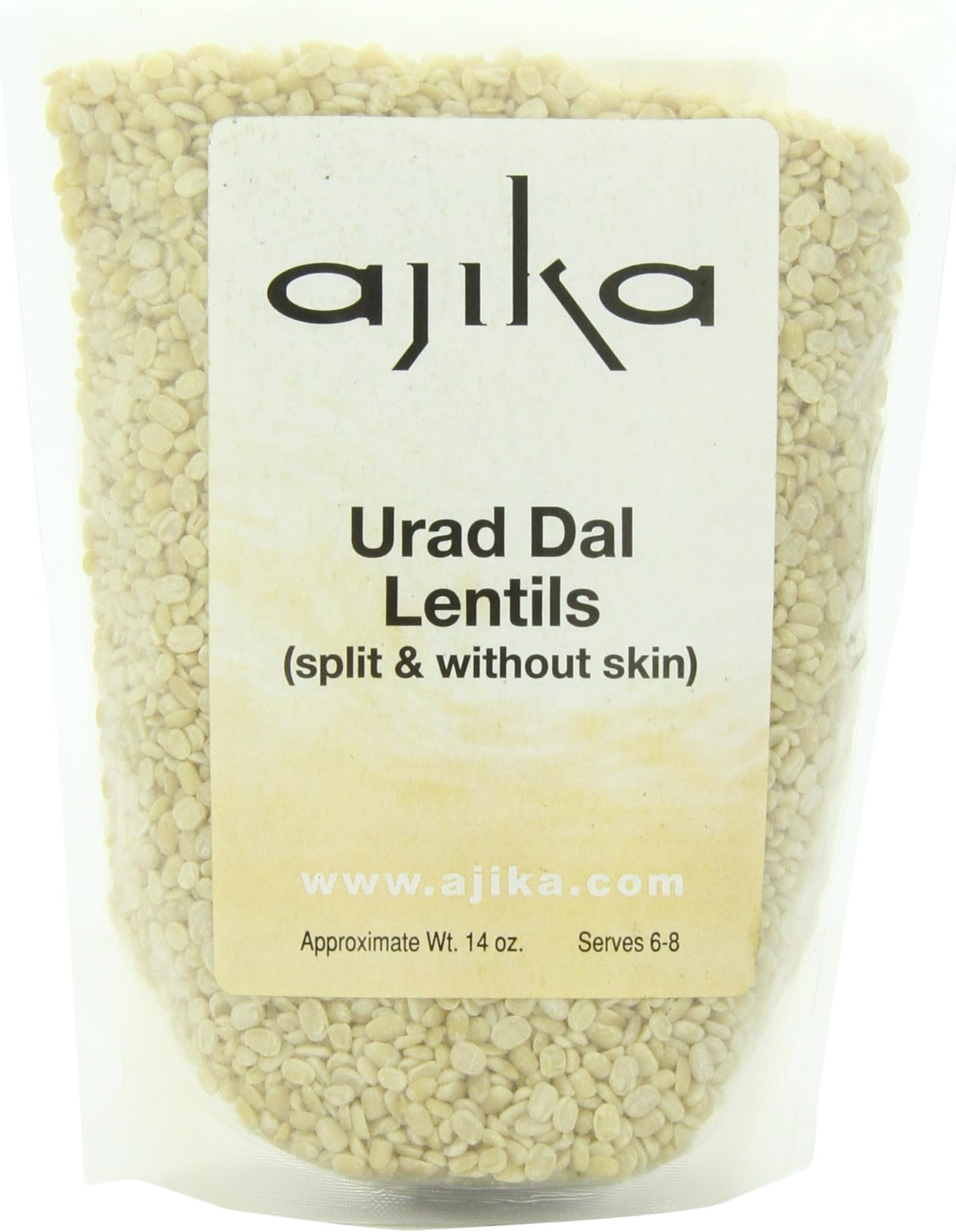 Ajika Urad Dal Lentils (Split and without skin) 14-Ounce